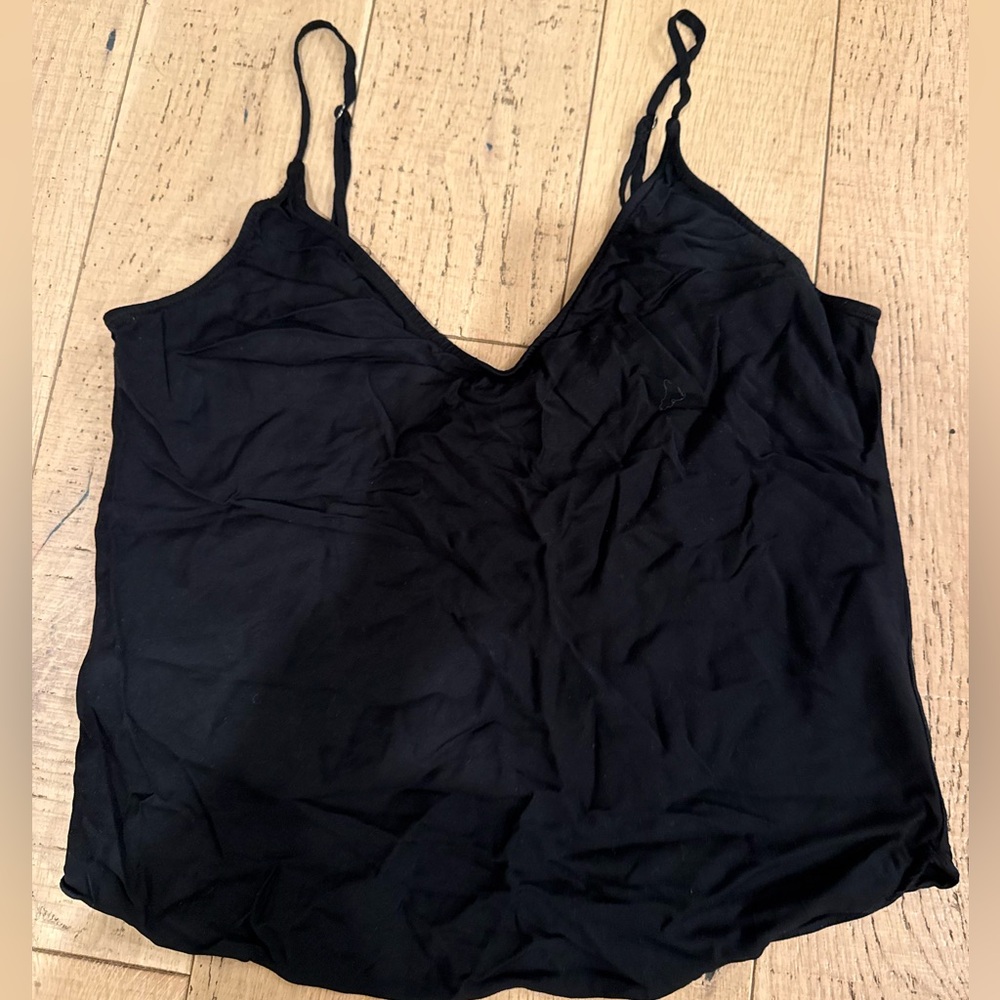 Abercrombie & Fitch adjustable strap black cami